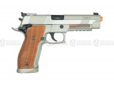 Sig Sauer P226 X5 CO2 Full Metal Blowback- Silver/Wood Style Grip