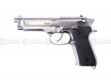 M92 SILVER W/EXTENDED BARREL & SILENCER