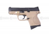 M&P COMPACT TAN /W EXTENDED BARREL & SILENCER
